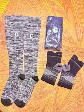3 PAIRS XL Compression Socks Bundle PAPLUS & FC NEW